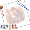 Framed Bluebird-Paint By Numbers Acrylic Painting 20*20CM With Color Box 3ML(12Colors)