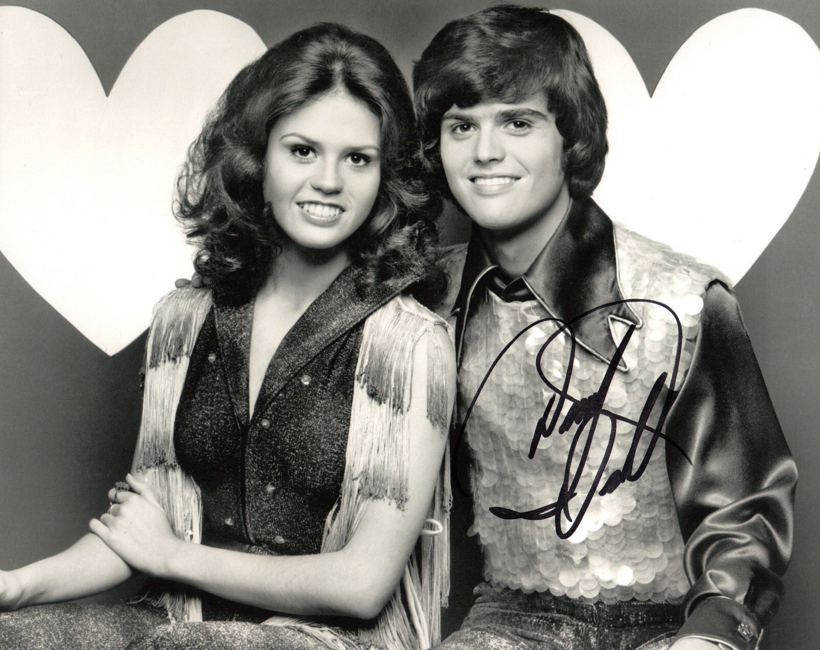 GFA The Osmonds Star * DONNY OSMOND * Signed 8x10 Photo Poster painting PROOF AD1 COA