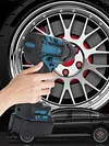 Cordless Impact Wrench Adjustable Torque Electric Impact Gun for Car Truck Mower