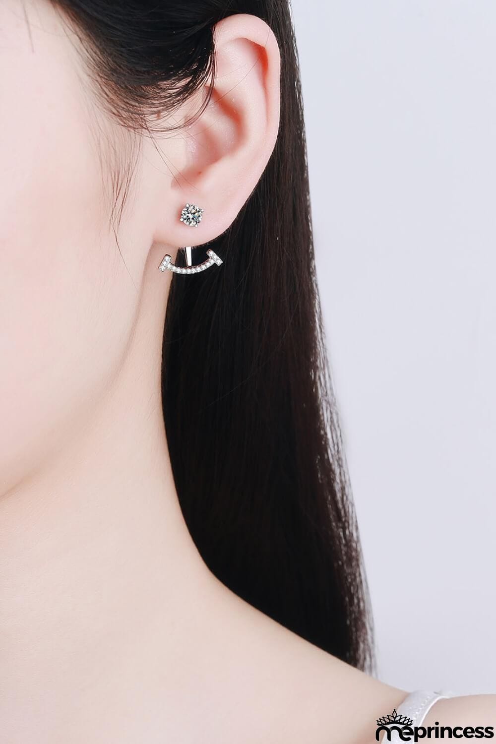 Two Ways To Wear Moissanite Earrings