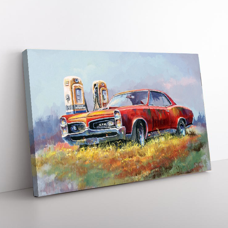 Pontiac GTO Canvas Wall Art 
