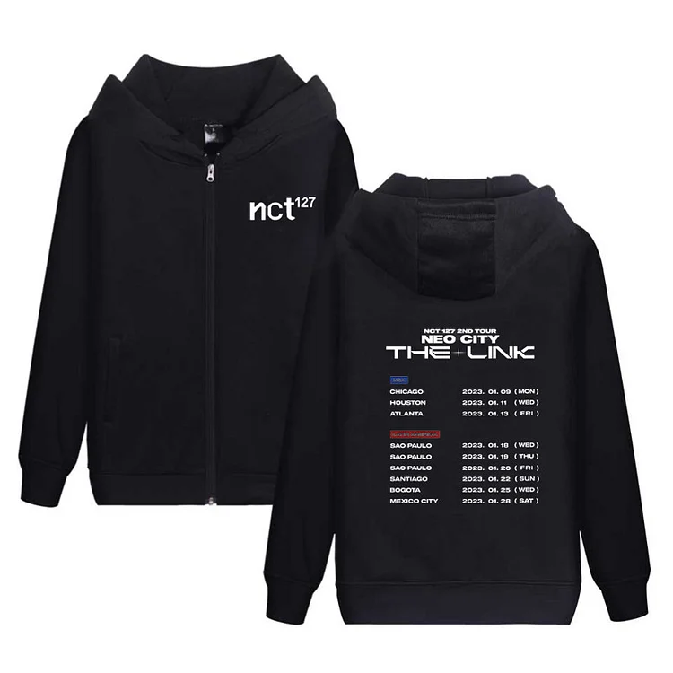 NCT 127 World Tour NEO CITY THE LINK City Zip-Up Hoodie