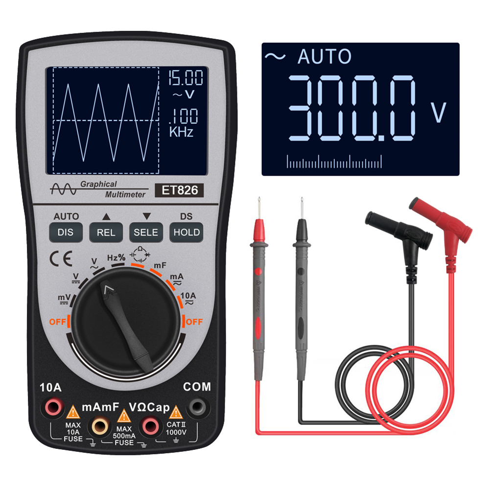 

Digital Multimeter Auto Range Backlight DC/AC Voltage Current Meter Testers, 501 Original