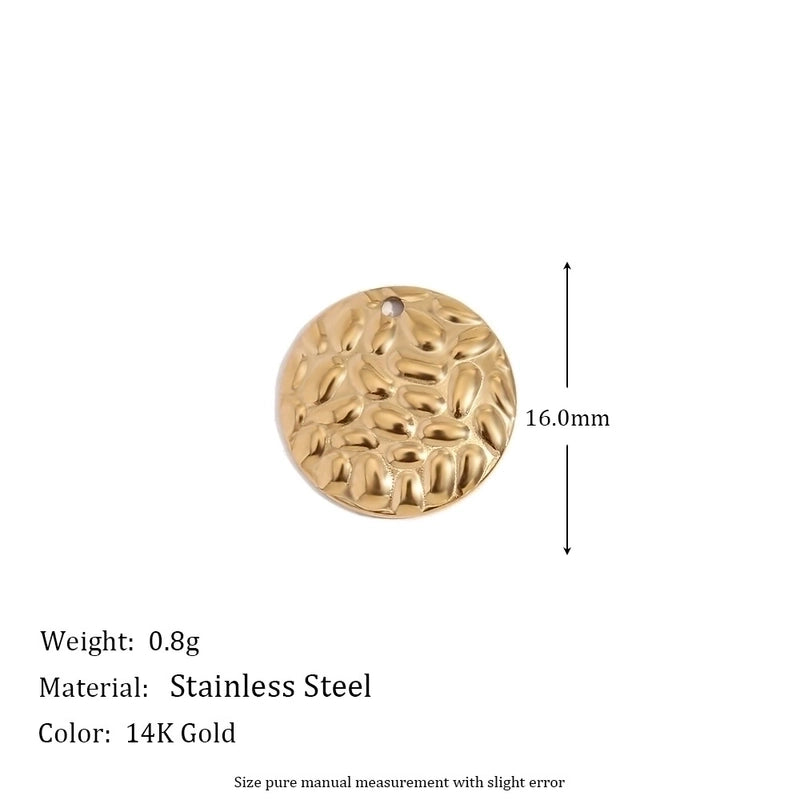 1 Piece 304 Stainless Steel 14K Gold Plated Geometric Jewelry Accessories Pendant