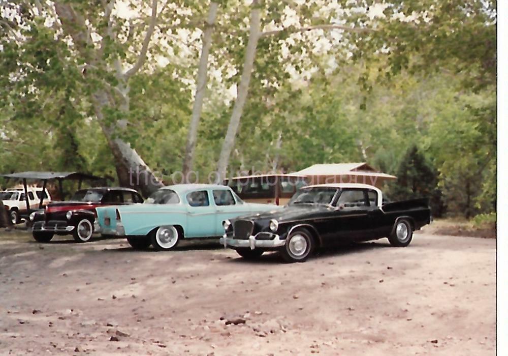 CLASSIC CAR Vintage FOUND Photo Poster painting Original COLOR Snapshot03 2 ZZ