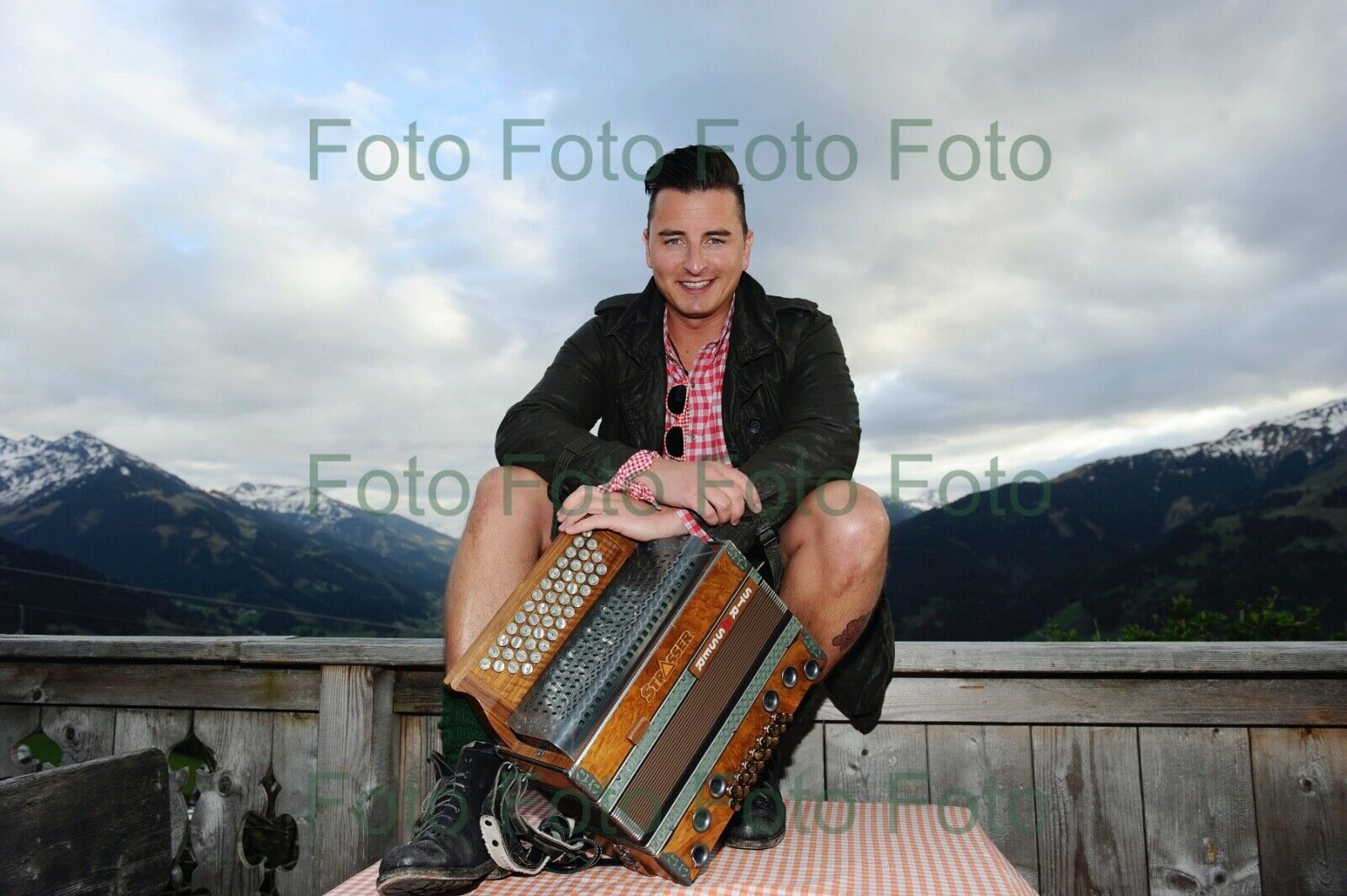 Andreas Gabalier Volks Musik Foto 20 x 30 cm ohne Autogramm (Be-5