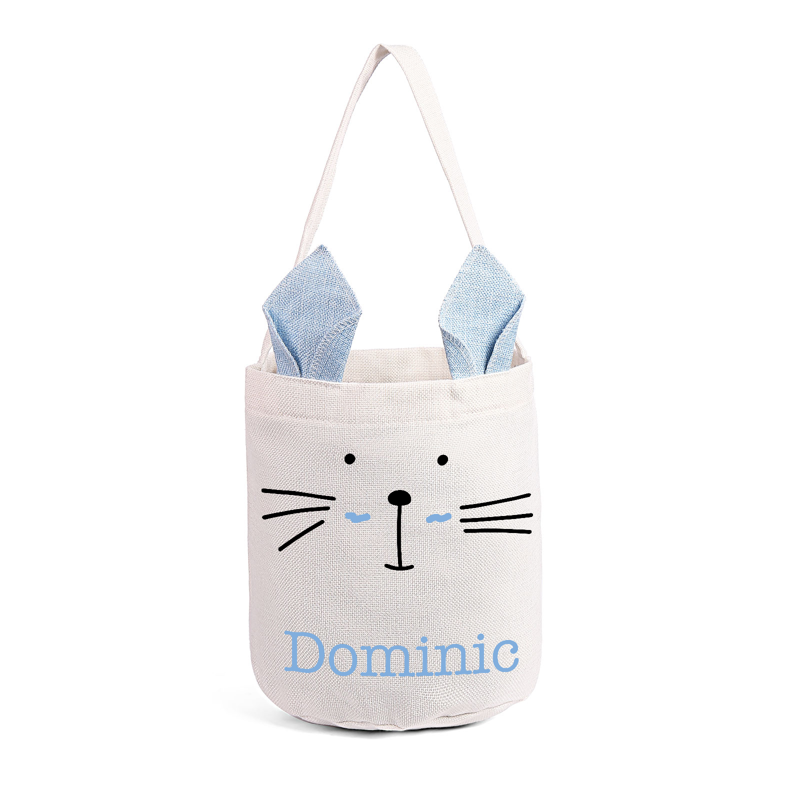 Sac de Pâques Lapin 1 Prénom Personnalisé