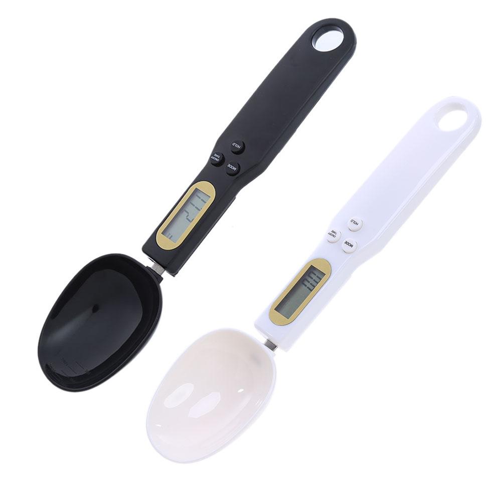 

500g/0.1g Electronic Digital Spoon Scale LCD Gram Kitchen (Has Battery), Black, 501 Original