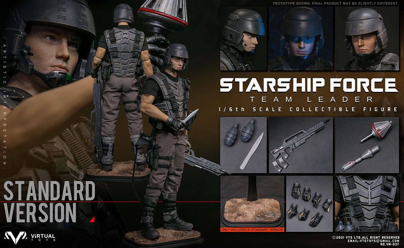 In-stock 1/6 VTS TOYS Starship Force - Team Leader VM037 Standard Ver.-shopify