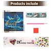 Diamond Painting -DIY Round Drill Starlight Wolf(40x40cm)