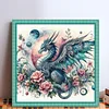 Flower Dragon-11CT Stamped Cross Stitch 50*50cm/19.69*19.69in