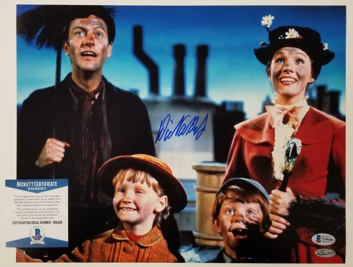 Dick Van Dyke autograph signed Mary Poppins 11x14 Photo Poster painting #6 Autograph ~ BAS COA