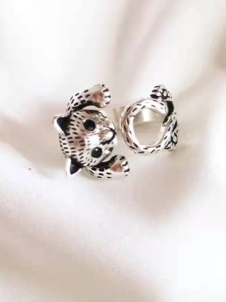 Personalized Cat Head Ring