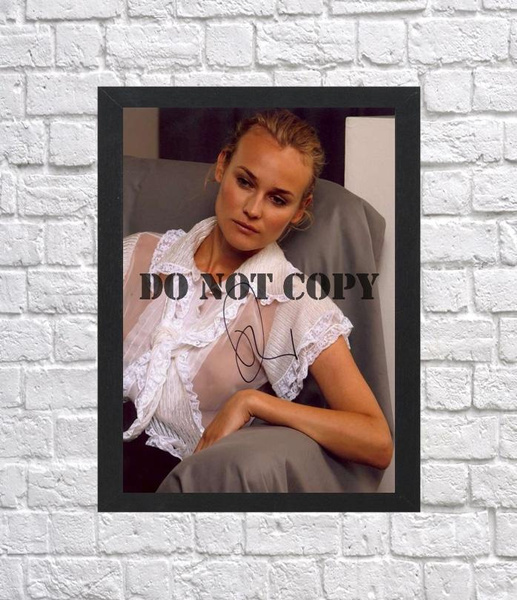 Diane Kruger Autographed Signed Print Photo Poster painting Poster A2 16.5x23.4