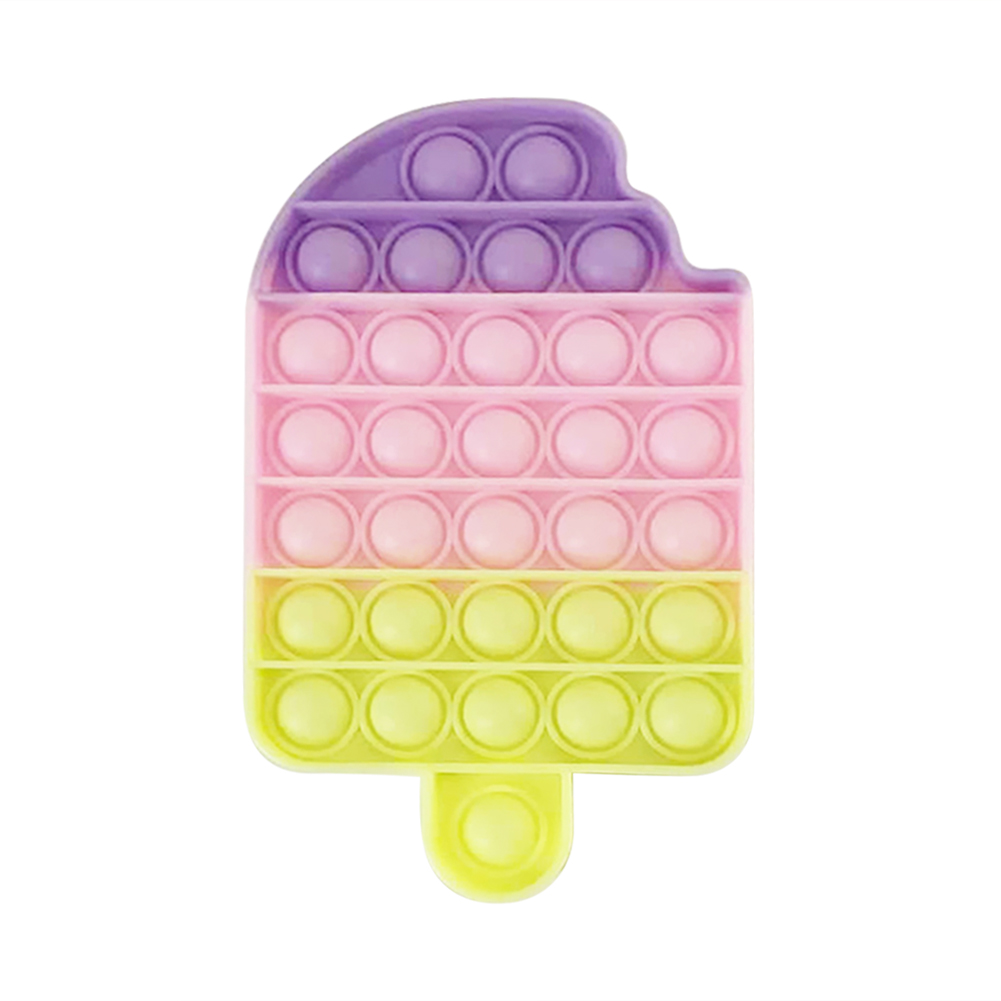 

Silicone Push Bubble Colorful Popsicle Shaped Toys Autism Stress Reliever, 501 Original
