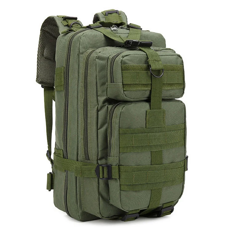 Men Military Rucksack Cold-Resistant 3P Oxford Tactical Backpack (Army Green)