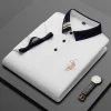 Men's New Business Cotton Fashion Embroidered Polo Shirt