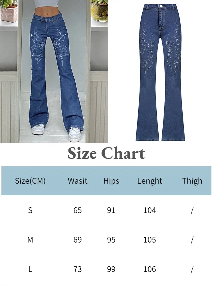 Jacuqeline 2022 Flare Flares Y2K Jeans Vintage Low Rise Pants Fairy Grunge Cargo Trousers Woman Streetwear Korean Baggy Jeans
