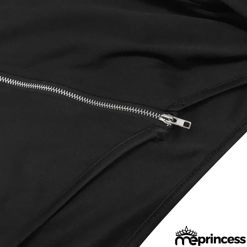 Elegant Solid One Shoulder Bow-knot Split Midi Dress