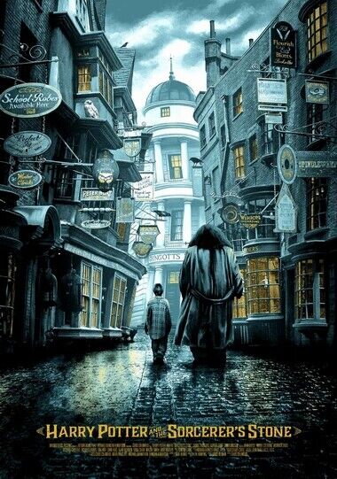 HARRY POTTER POSTER - SORCERERS STONE - Photo Poster painting QUALITY INSERT -  POST!