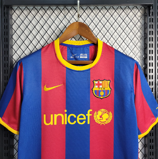2010-2011 Barcelona Retro home Football shirt Thai Quality