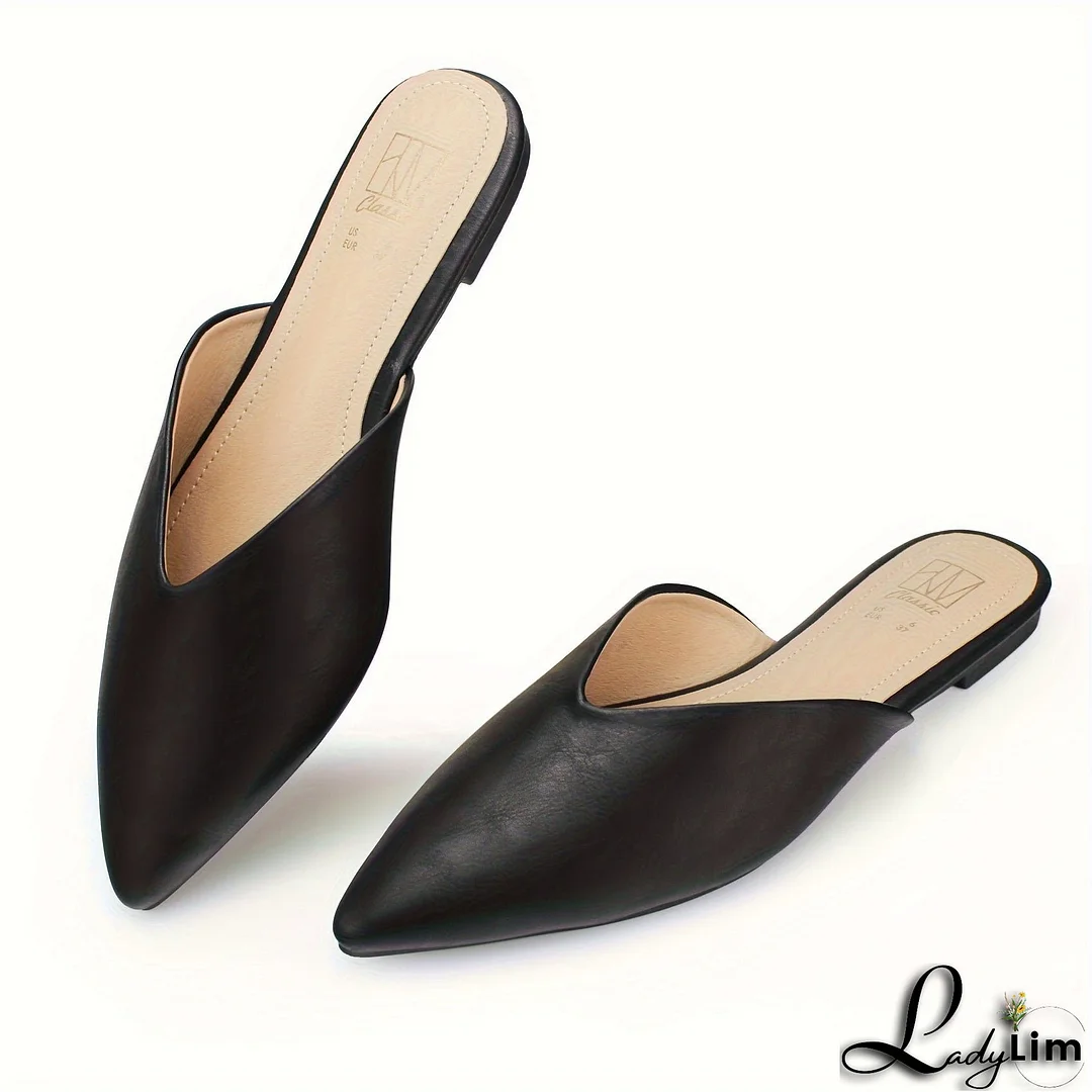 Stylish and Comfortable Womens Backless Loafer Slides