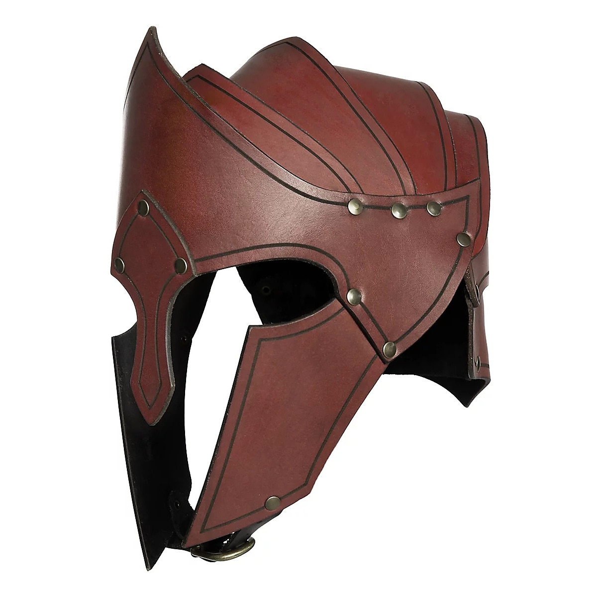 Retro Vintage Gothic Medieval Renaissance 17th Century Helmet Warrior Knight Ritter Viking Outlander Men's Women's Cosplay Costume Halloween Performance Halloween Masquerade 2023 - US $34.99 –P9