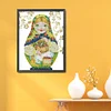 Russian Matryoshka Doll - 14CT Stamped Cross Stitch 29*36cm/11.42*14.17in