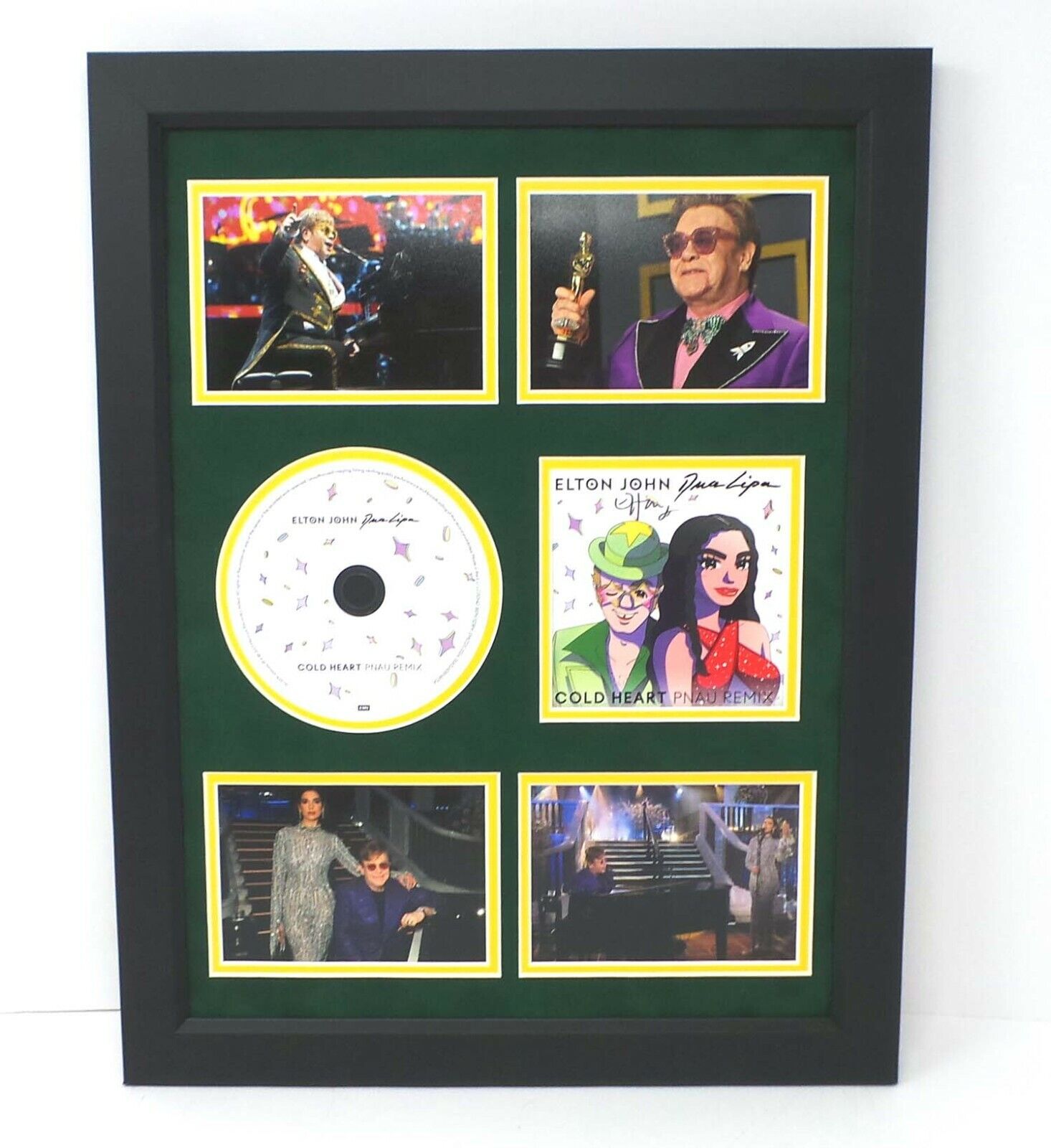 Elton JOHN Signed Mounted & Framed 16x12 CD Artcard Photo Poster painting Display 3 AFTAL RD COA