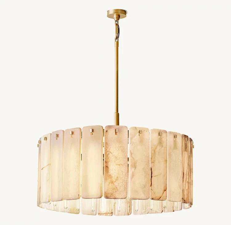 Clementine Onyx Round Chandelier 36" Vjlight