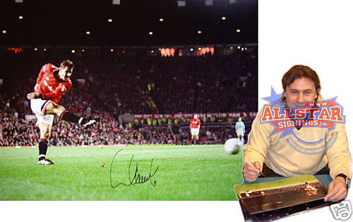 ANDREI KANCHELSKIS SIGNED MANCHESTER UNITED 16x12