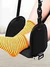 Adjustable Foot Hammock Plane Footrest Leg Support Foot Pad for Long Travel Care