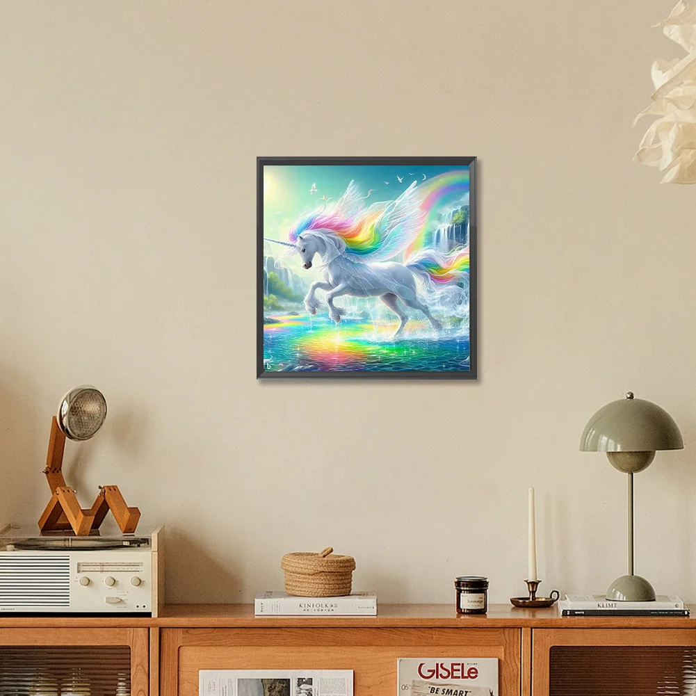Diamond Painting - Full Round Drill - Unicorn(Canvas|30*30cm)