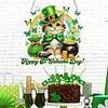St. Patrick's Day Katze DIY 2D flache Acryl-Diamant-Mal-Kits 5D Diamantkunst-Fensteranh&auml;nger f&uuml;r die Wanddekoration im Garten zu Hause
