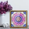 Diamond Painting Special Shaped Drill Mandala With Frame(8.46x8.46inch)