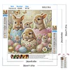Diamond Painting -DIY Round Drill Easter Bunny