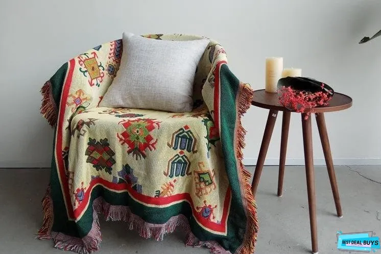 Bohemian Cotton Multi-functional Sofa Blanket Tapestry