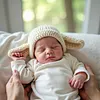20" Cute Realistic Handmade Sleeping Girl Reborn Baby Doll Haddisa,Play with Children - RBBI-Myrebornbabydoll&reg; Myrebornbabydoll&reg;