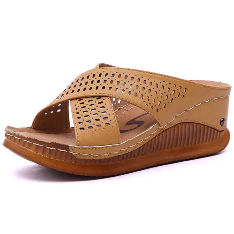 Qengg Women Sandals Comfy Platform Women's Shoes Outdoor Fashion Leisure Beach Sandals Ladies Female Sexy Sandals For Women