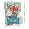 Diamond Painting -5D Full Round Drill Welcome Home