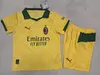 Joyfball 2025/2026 Kids Size AC Milan Third Away Soccer Jersey 