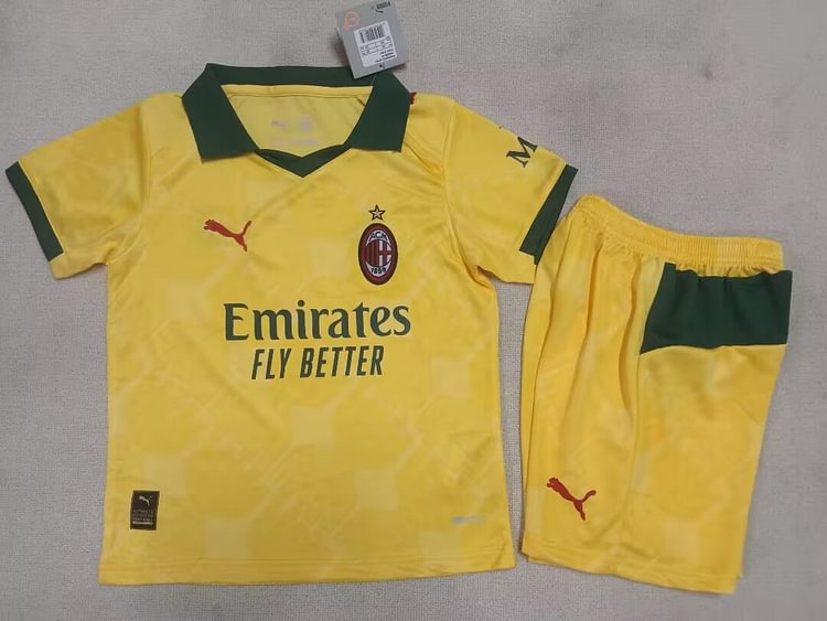 2025-26 AC Milan Second Away Jersey - Children's Version