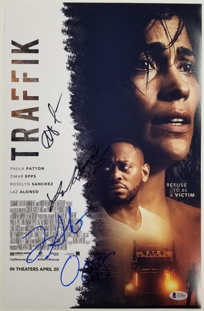 TRAFFIK Cast (4) Signed 11x17 Photo Poster painting Taylor Goss Epps Alonso (A)~ Beckett BAS COA