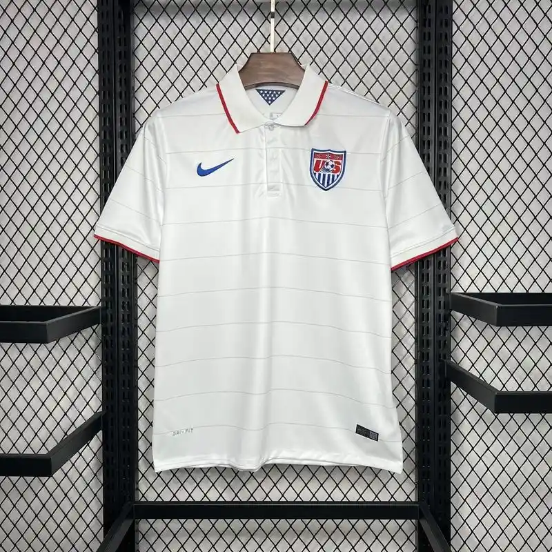 Retro 2014 USA Soccer Jersey Home