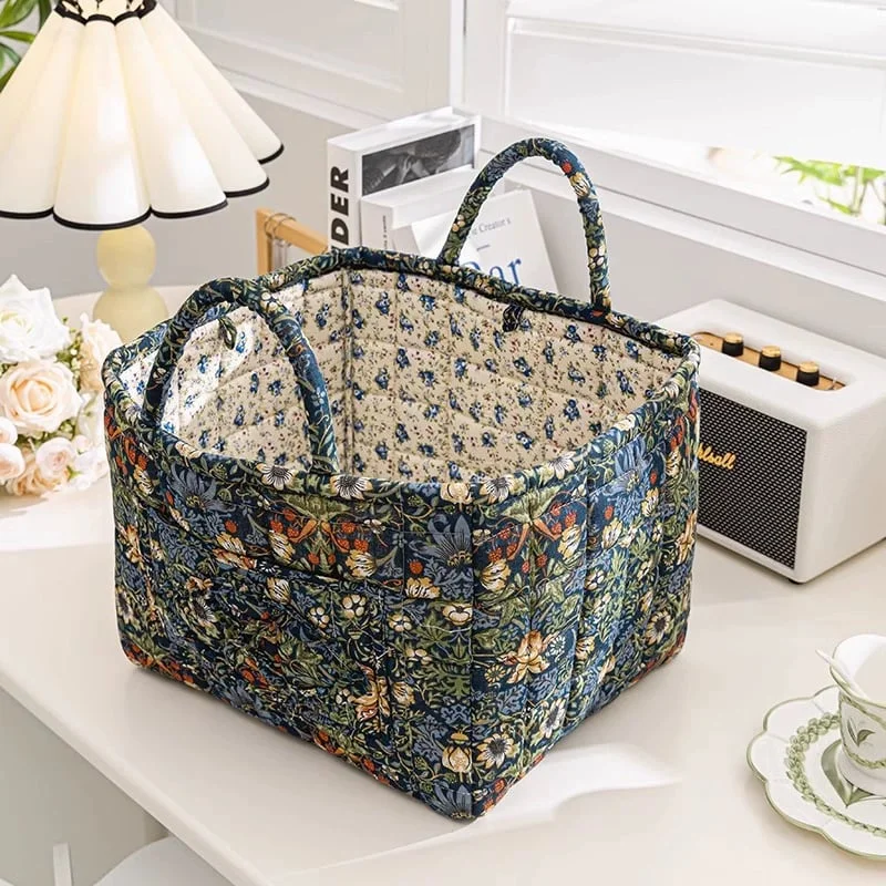 Boho Fabric Storage Basket