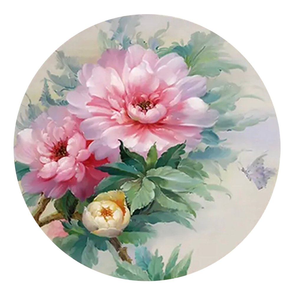 Flower - 11CT Stamped Cross Stitch(50*50cm)