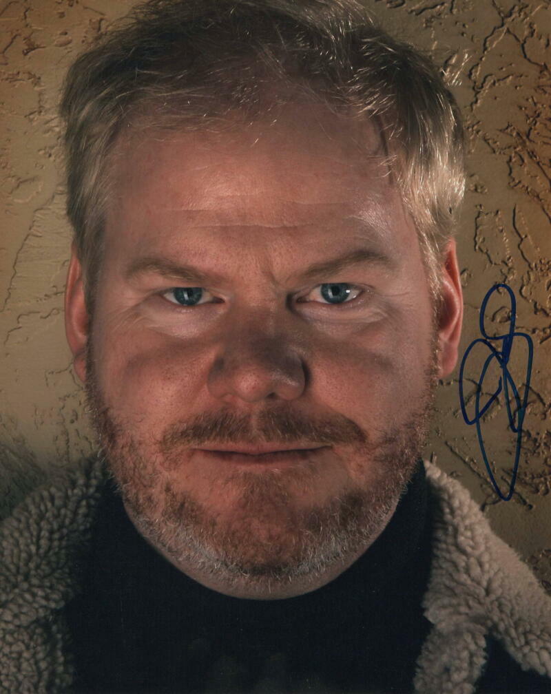 JIM GAFFIGAN SIGNED AUTOGRAPH 8x10 Photo Poster painting - THE JIM GAFFIGAN SHOW STAR, COMEDY