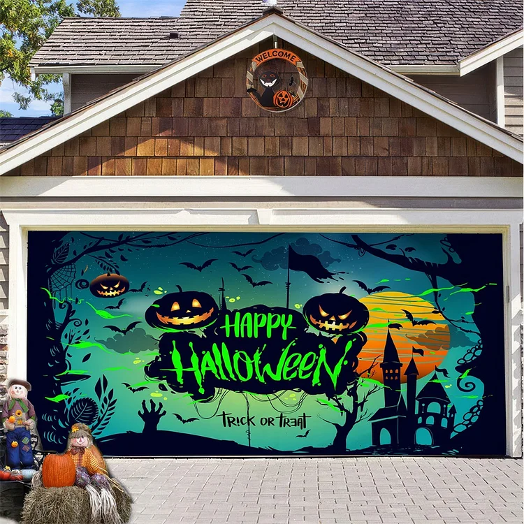 🎃 Halloween-Garagentorabdeckungen