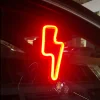 Car LED Neon Light interior Decoration DIY Modification Heart-Shaped Luminous Atmosphere Light USB\Cigarette Lighter Plug Neon Light Window Light