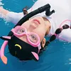 Cat Ears 3mm Neoprene Diving Headband Cartoon Diving Hood for Snorkeling Surfing